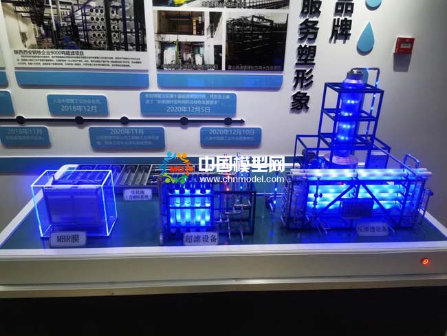 超濾工業廢水處理沙盤模型